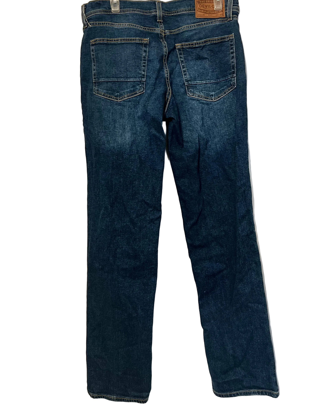Devil Dog Slim Straight Blue Jeans 32/32