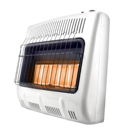 Mr. Heater 30,000 BTU Wall or Floor Mount Indoor Natural Gas or Liquid Propane Vent-Free Radiant Heater