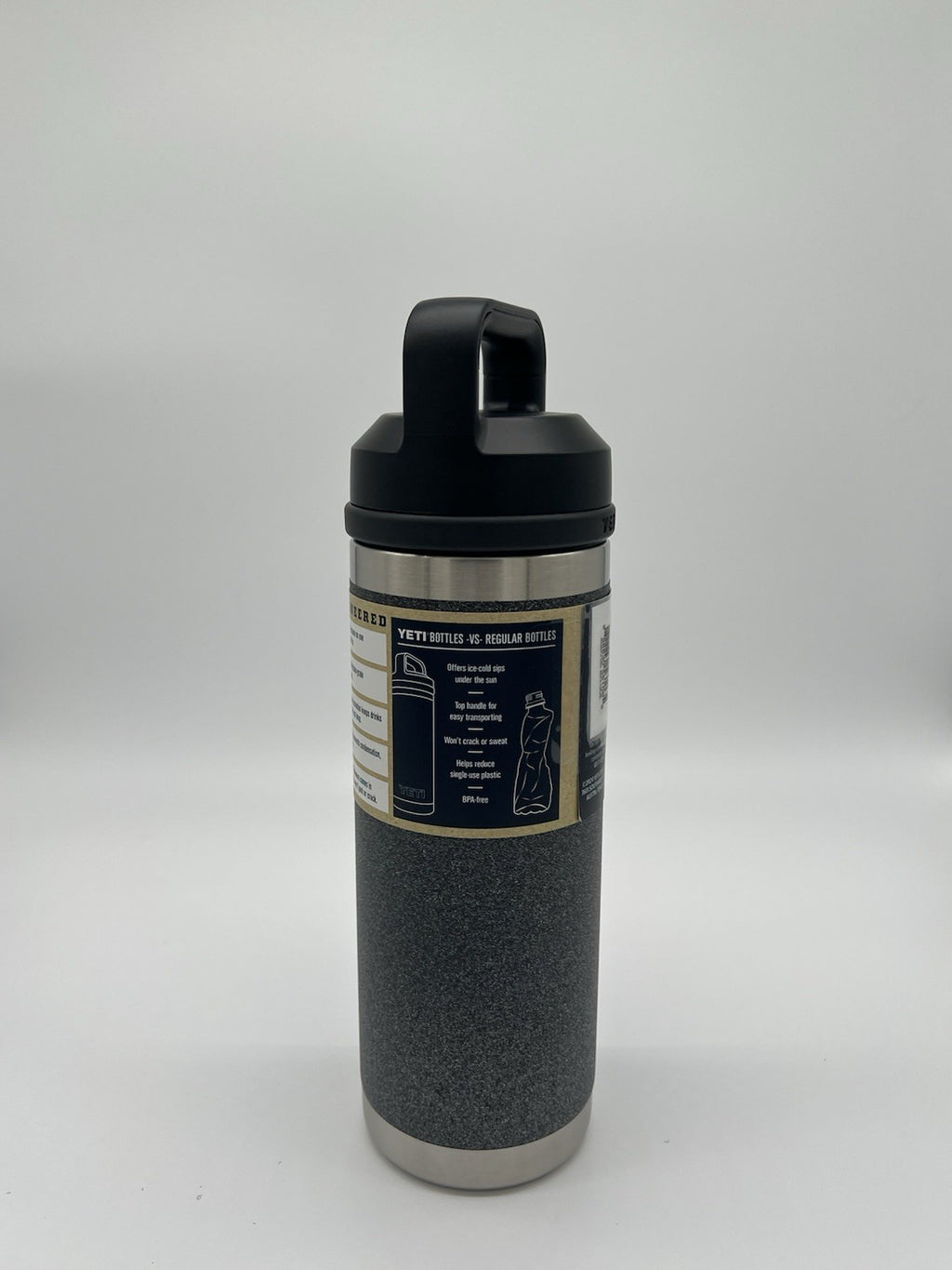 YETI Rambler 18 oz Water Bottle - BLACK STONE - Brand New with Tags