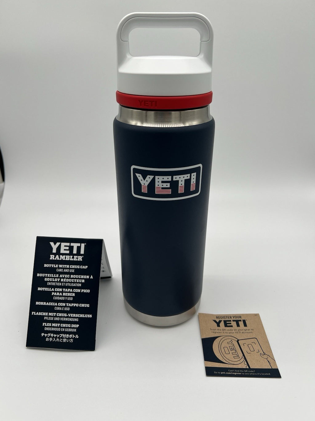 Yeti Patriotic Rambler Red White & Blue 26oz Bottle NEW Limited Edition