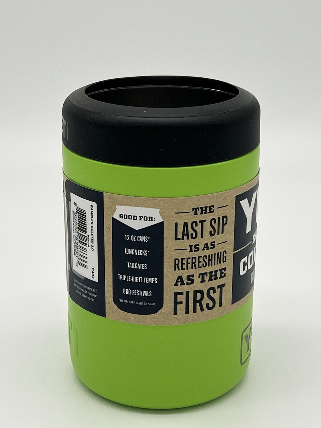 YETI Colster  VENOM Green Rambler 12 Oz Can Holder NEW