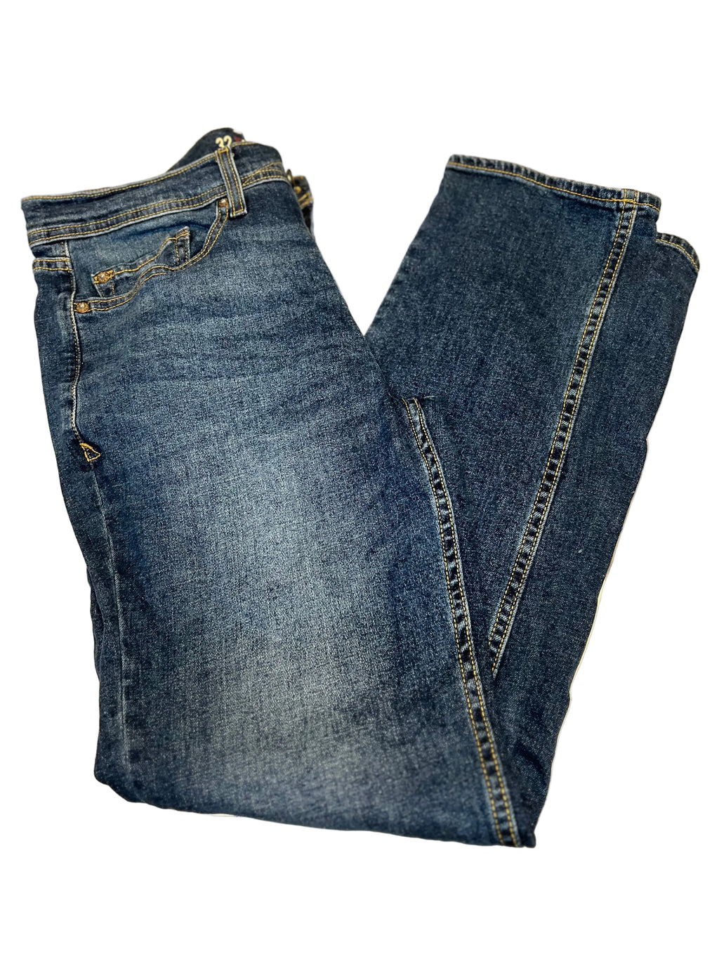 Devil Dog Slim Straight Blue Jeans 32/32