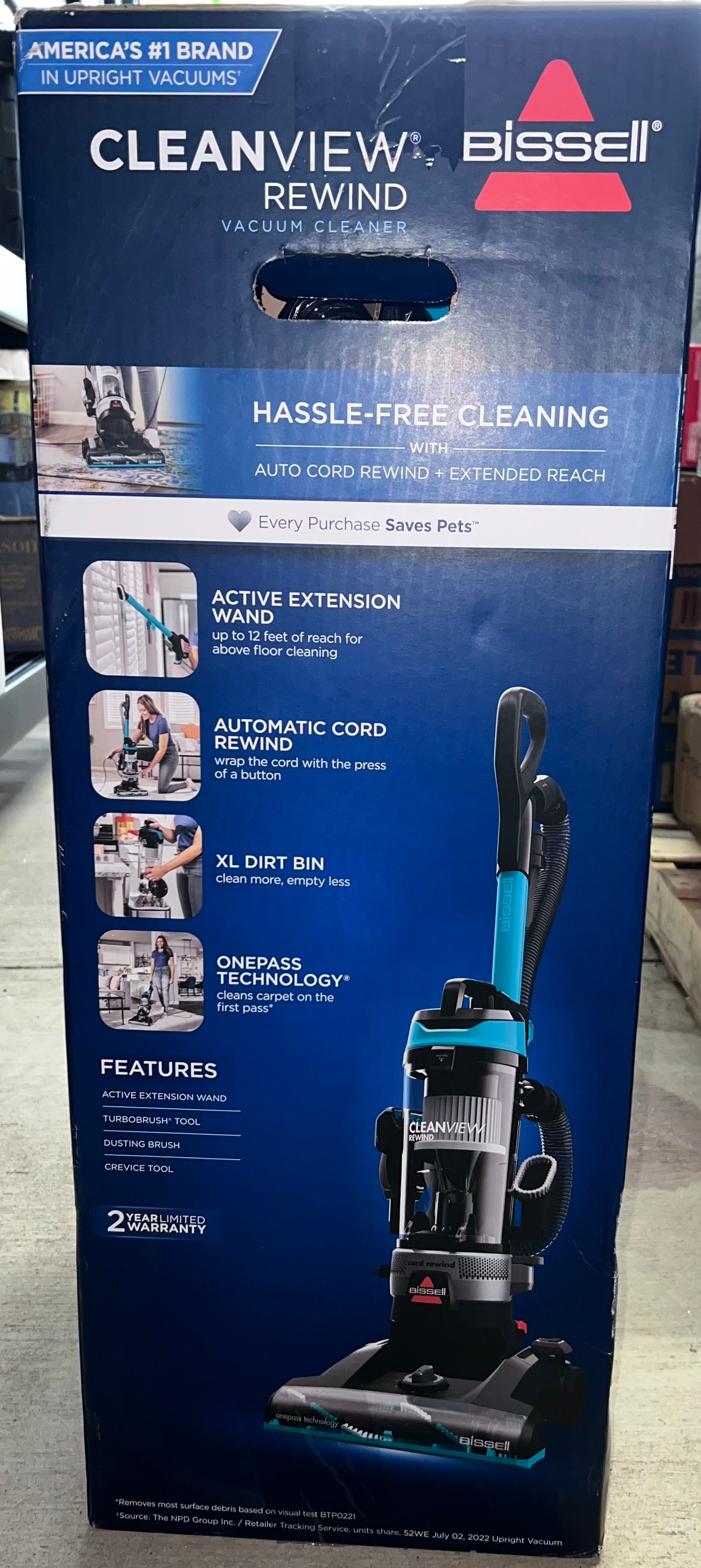 Bissell Vacuum - Cleanview Rewind