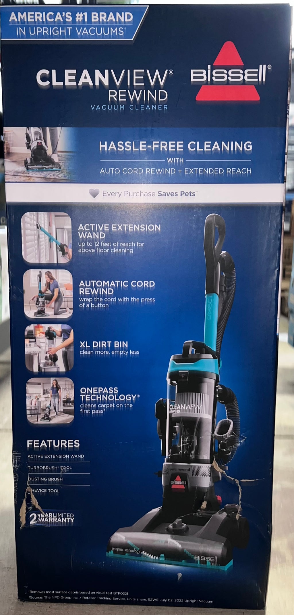Bissell Vacuum - Cleanview Rewind