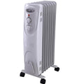 1500w 120v Oil Filled Radiator Heater For 150 Sq Ft