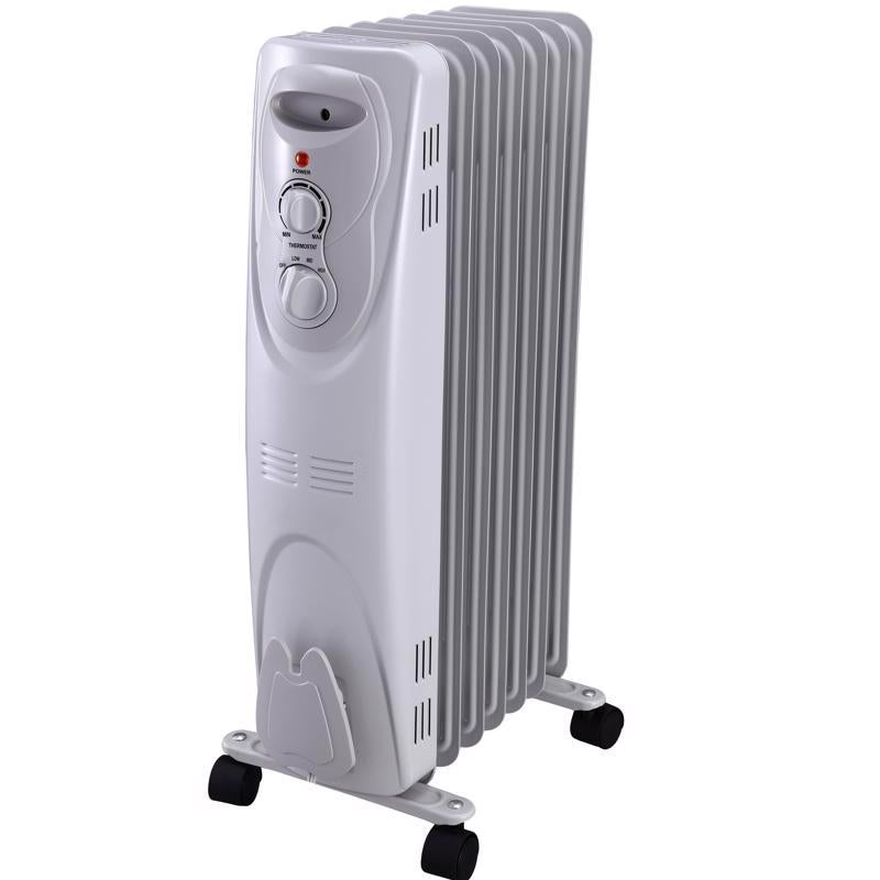 1500w 120v Oil Filled Radiator Heater For 150 Sq Ft