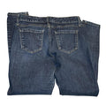 Crown & Ivy Women's Blue and Navy Jeans 2 Short