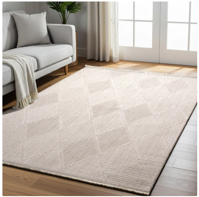 7'10 x 10 FT RUG Gertmenian Serenity Collection - Rassa Cream
