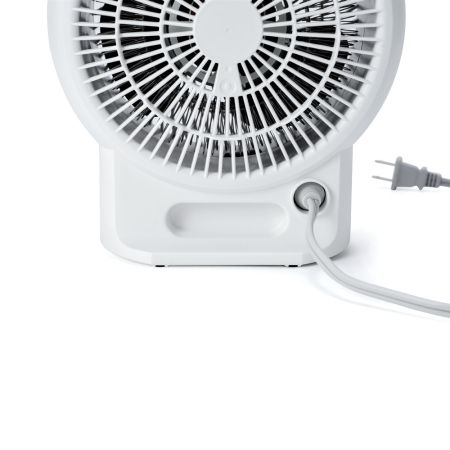 Perfect Aire Electric Fan Forced Fan Heater, 9 IN, White, 1500W